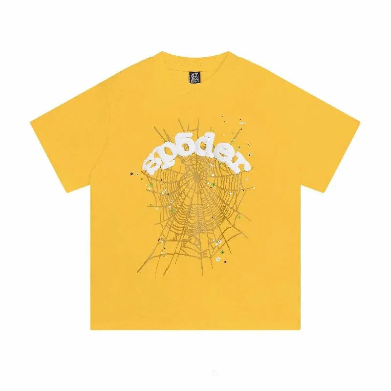 Sp5der T-Shirts – Yellow