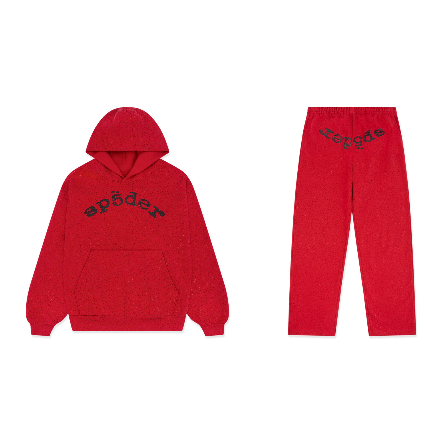 SP5DER VVS TRACKSUIT RED – Spider Hoodie