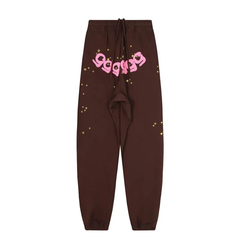 Sp5der Classic Sweatpant Brown