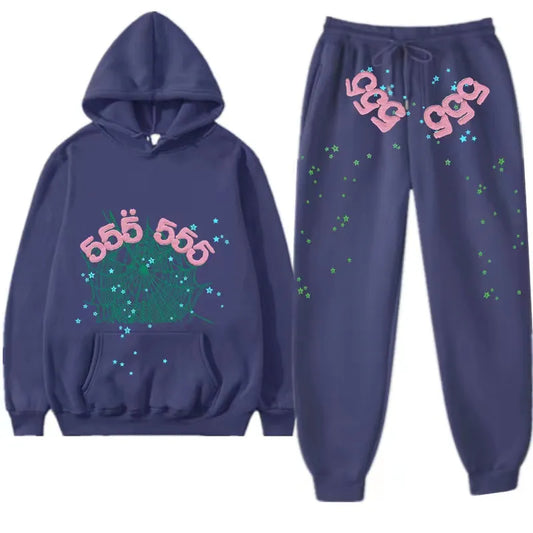 Sp5der Tracksuit – Navi Blue