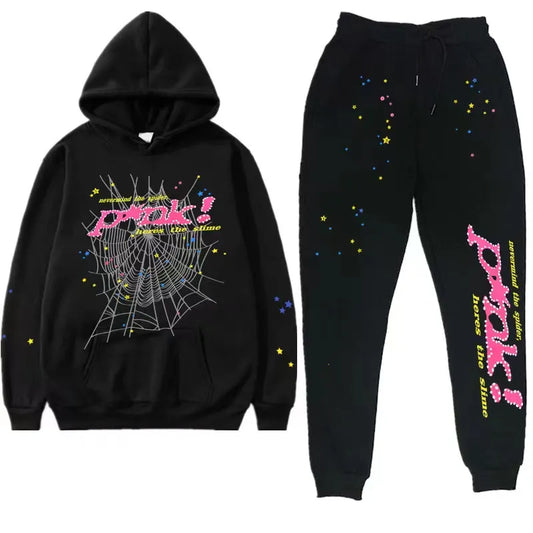 🔍 Sp5der Tracksuit - BlackSale! Sp5der Tracksuit – Black