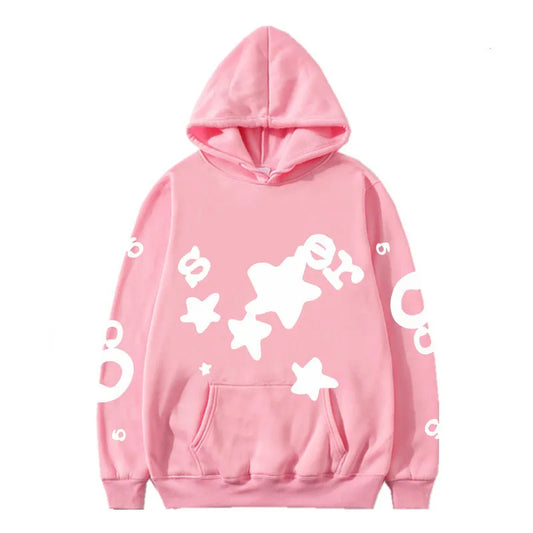 Sp5der Hoodie – Baby Pink
