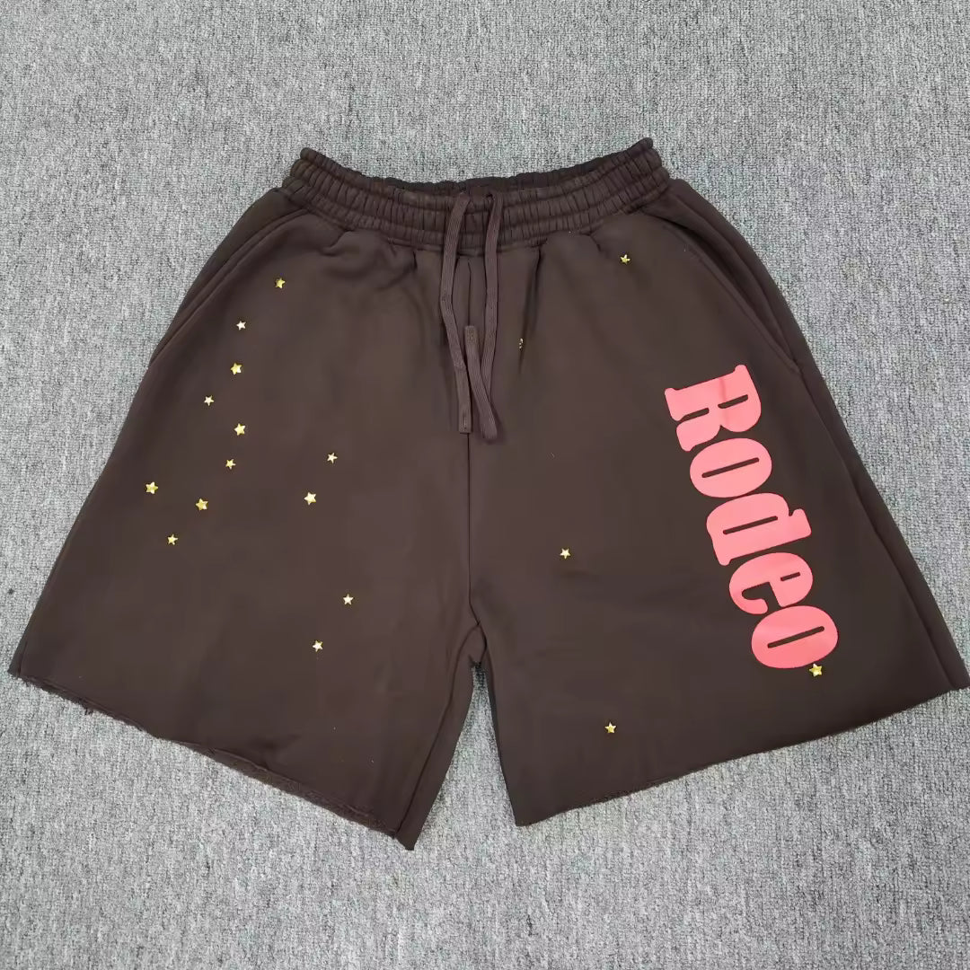 Sp5der Sweatshort – Brown