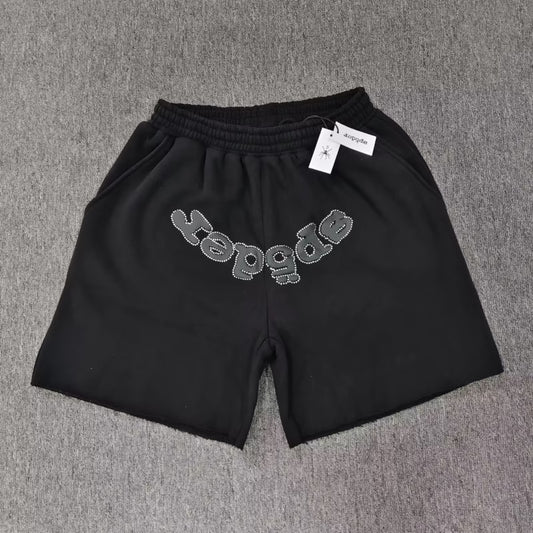 Sp5der OG Web V2 Rhinestone Sweatshort
