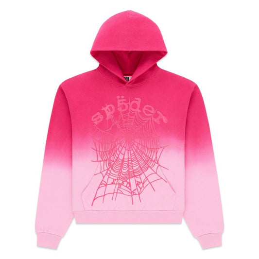 OG Web Ombre Hoodie Pink