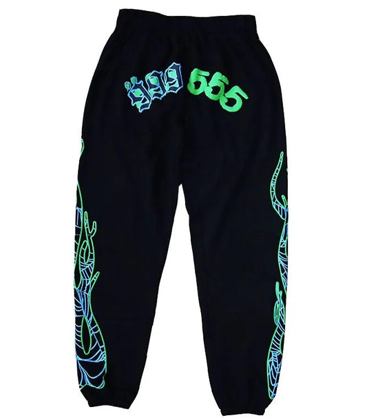 Sp5der Sweatpants – Royal Black