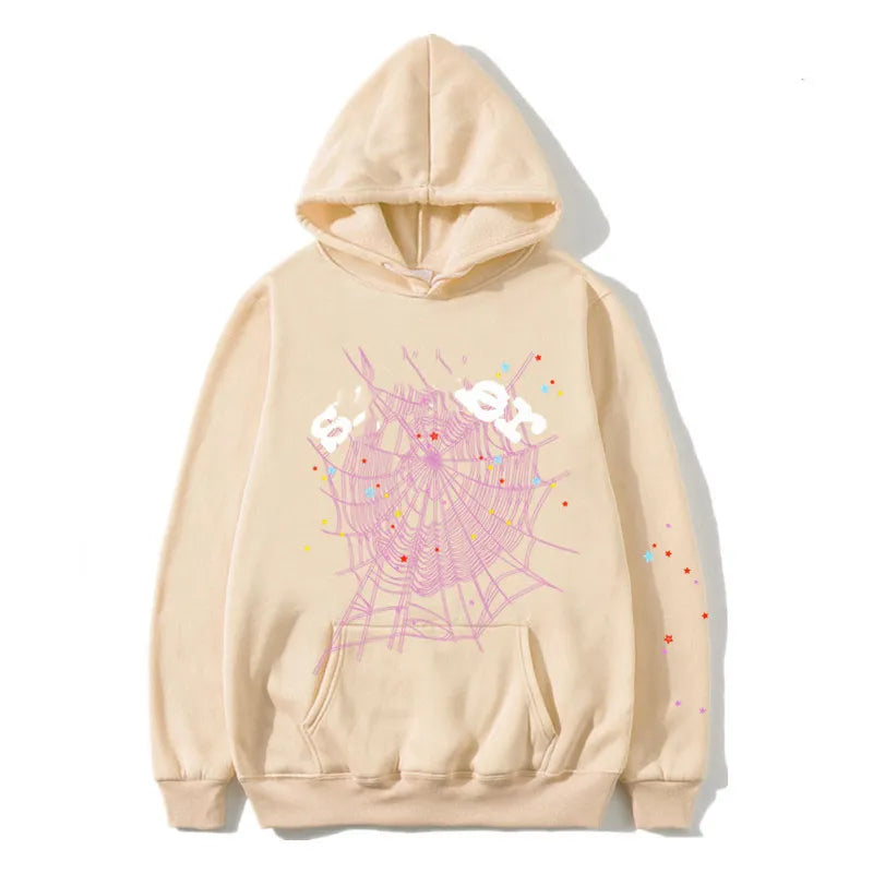 Sp5der Hoodie – Beige Skin
